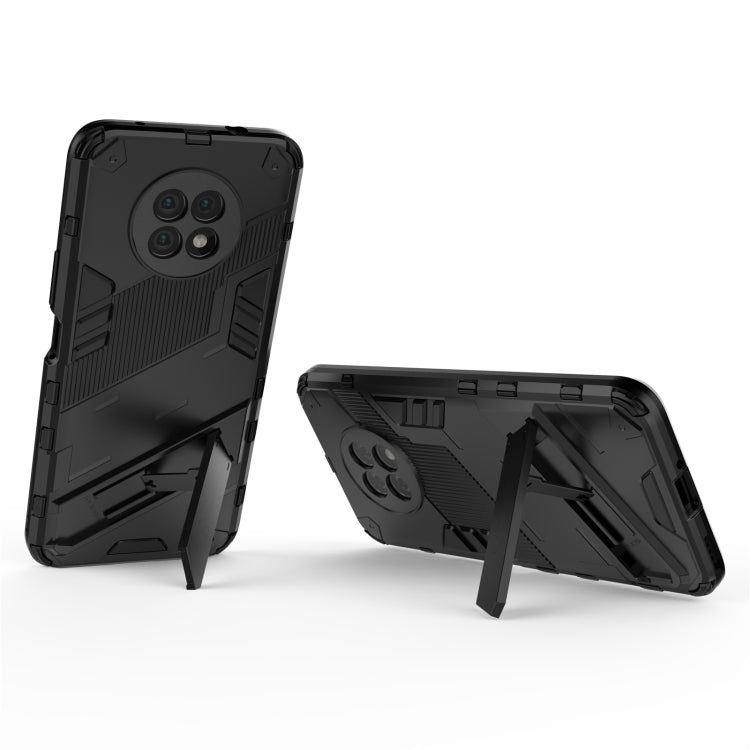 Punk Armor 2 in 1 PC + TPU Shockproof Case with Invisible Holder, For Honor X20, For OPPO Realme GT Explorer Master
