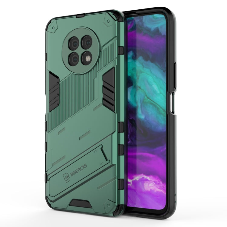Punk Armor 2 in 1 PC + TPU Shockproof Case with Invisible Holder, For Honor X20, For OPPO Realme GT Explorer Master
