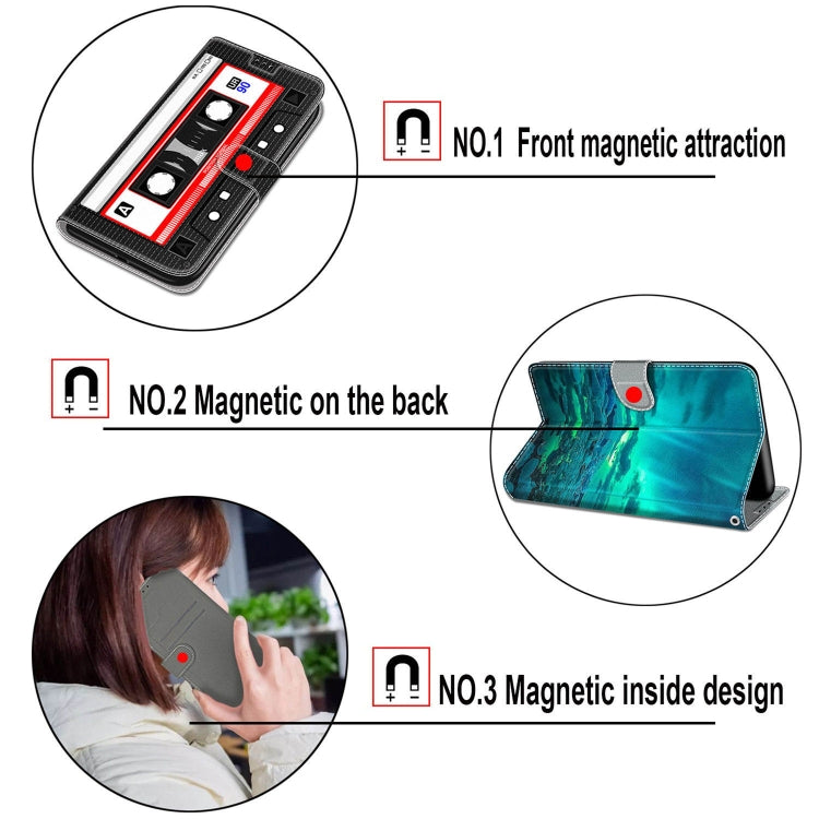 Voltage Colored Drawing Magnetic Clasp Horizontal Flip PU Leather Case with Holder & Card Slots, Series 1
