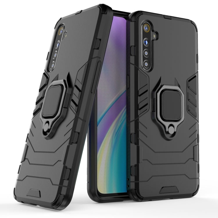 Shockproof PC + TPU Protective Case with Magnetic Ring Holder, For OPPO Realme Honor 20 Lite