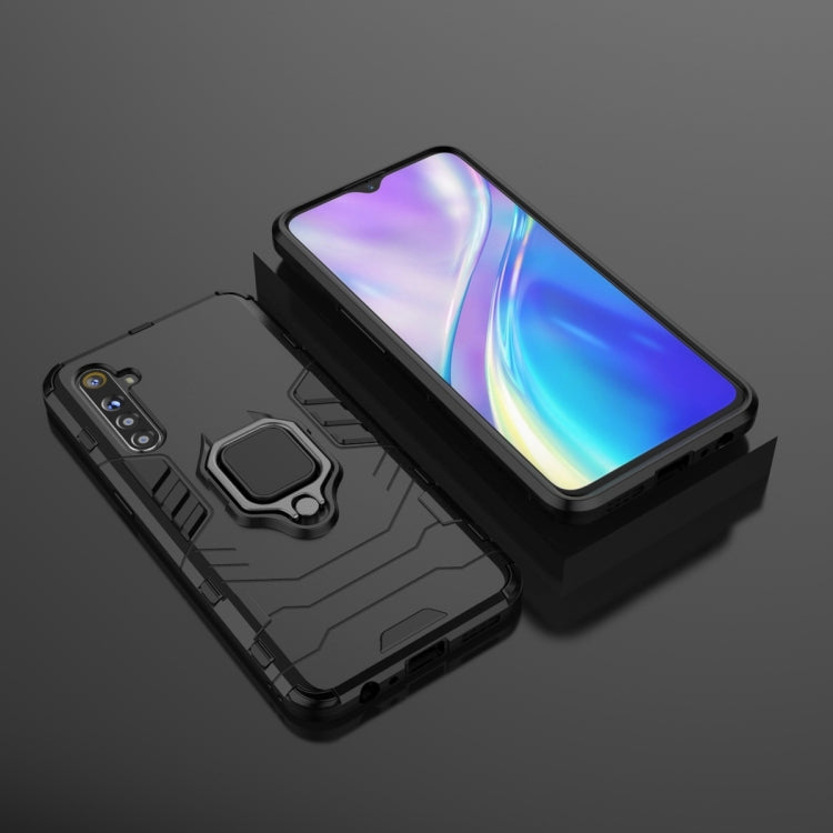 Shockproof PC + TPU Protective Case with Magnetic Ring Holder, For OPPO Realme Honor 20 Lite