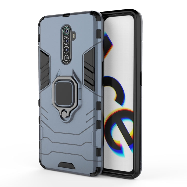 Shockproof PC + TPU Protective Case with Magnetic Ring Holder, For OPPO Realme Honor 20 Lite