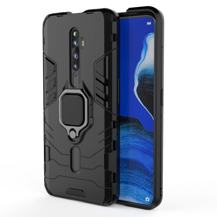 Shockproof PC + TPU Protective Case with Magnetic Ring Holder, For OPPO Realme Honor 20 Lite