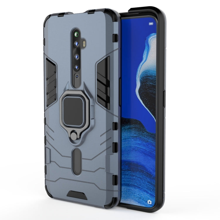 Shockproof PC + TPU Protective Case with Magnetic Ring Holder, For OPPO Realme Honor 20 Lite