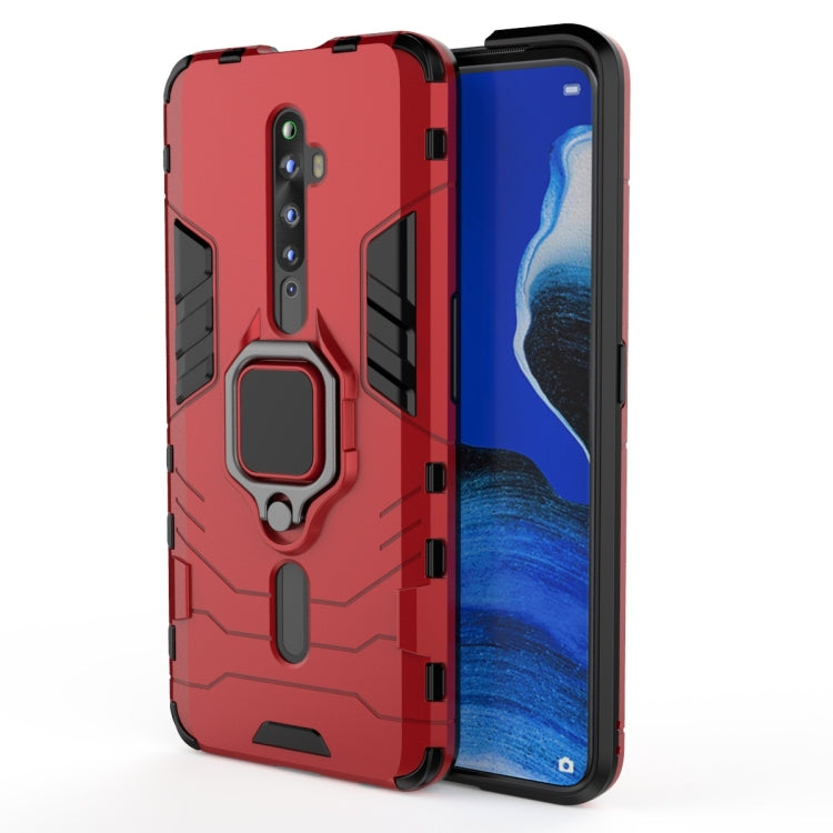 Shockproof PC + TPU Protective Case with Magnetic Ring Holder, For OPPO Realme Honor 20 Lite