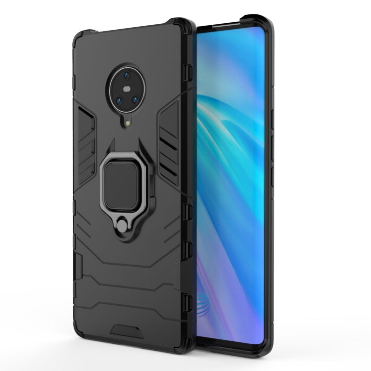 Shockproof PC + TPU Protective Case with Magnetic Ring Holder, For OPPO Realme Honor 20 Lite
