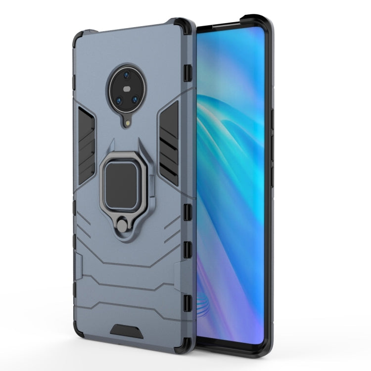 Shockproof PC + TPU Protective Case with Magnetic Ring Holder, For OPPO Realme Honor 20 Lite