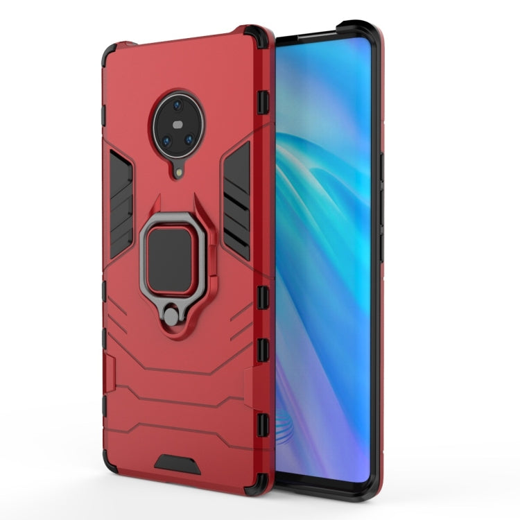 Shockproof PC + TPU Protective Case with Magnetic Ring Holder, For OPPO Realme Honor 20 Lite