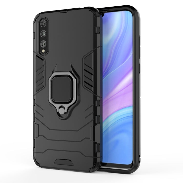 Shockproof PC + TPU Protective Case with Magnetic Ring Holder, For OPPO Realme Honor 20 Lite