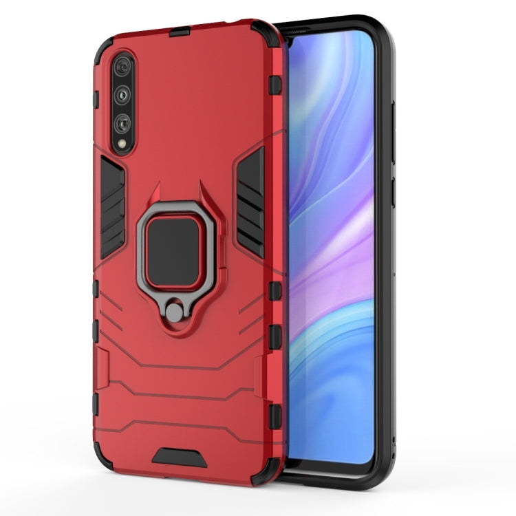 Shockproof PC + TPU Protective Case with Magnetic Ring Holder, For OPPO Realme Honor 20 Lite