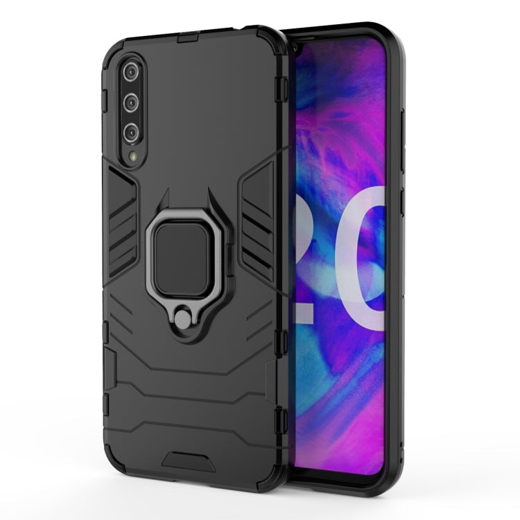 Shockproof PC + TPU Protective Case with Magnetic Ring Holder, For OPPO Realme Honor 20 Lite