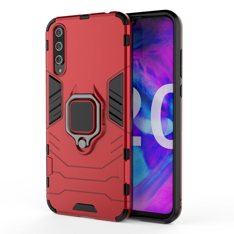Shockproof PC + TPU Protective Case with Magnetic Ring Holder, For OPPO Realme Honor 20 Lite
