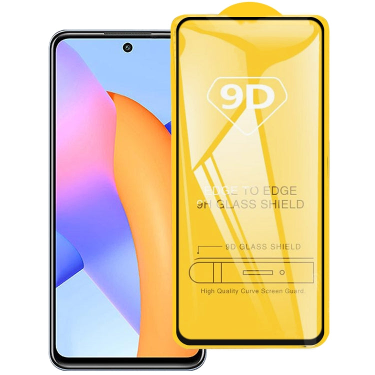 9D Full Glue Full Screen Tempered Glass Film, For Honor X30i (1 PC), For OPPO Realme C25Y / C21Y (1 PC), For Honor Play 5T Pro (1 PC), For Honor