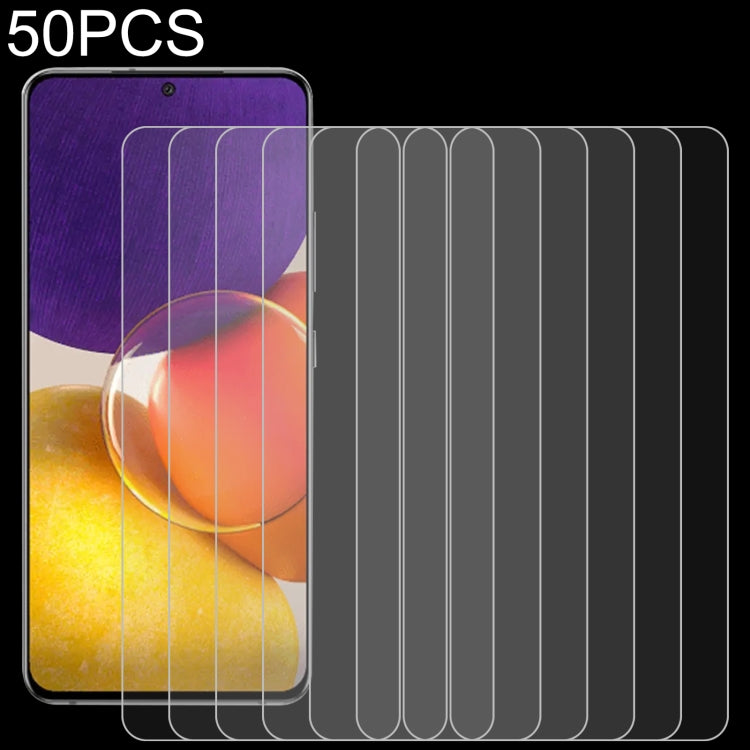 50 PCS 0.26mm 9H 2.5D Tempered Glass Film, For Huawei Enjoy 20e (50 PCS), For Huawei nova Y60, For OPPO Realme
