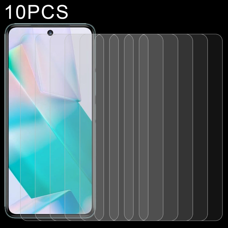 10 PCS 0.26mm 9H 2.5D Tempered Glass Film, For vivo Y51 2020, September (10 PCS), For vivo Y93s (10 PCS), For vivo Y30 China (10 PCS), For vivo Z3 (10 PCS), For vivo T1 (10 PCS)