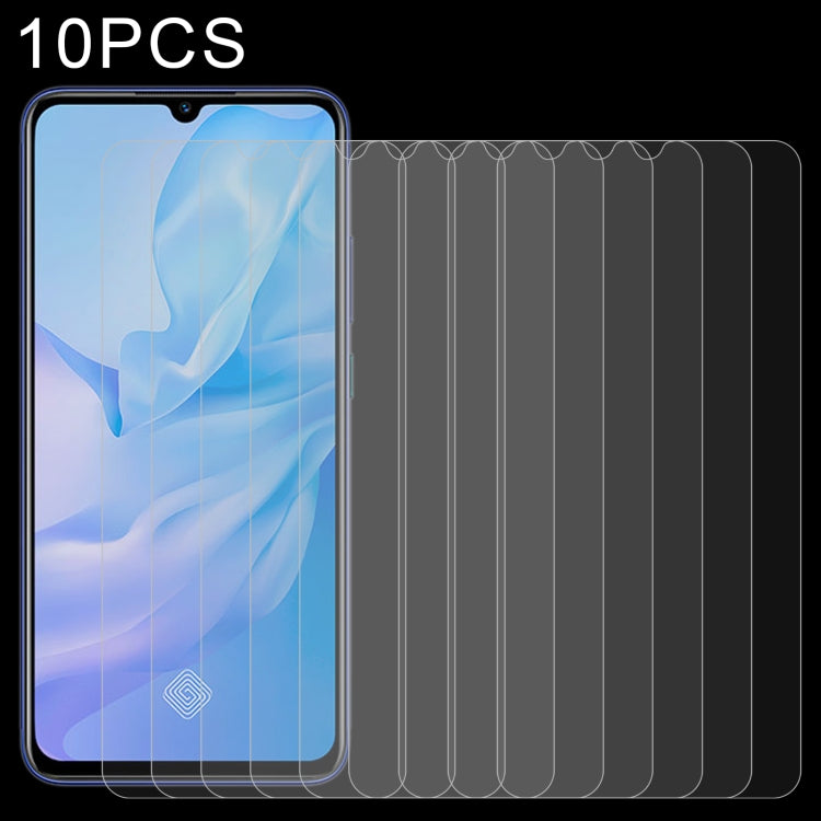 10 PCS 0.26mm 9H 2.5D Tempered Glass Film, For vivo Y51 2020, September (10 PCS), For vivo Y93s (10 PCS), For vivo Y30 China (10 PCS), For vivo Z3 (10 PCS), For vivo T1 (10 PCS)