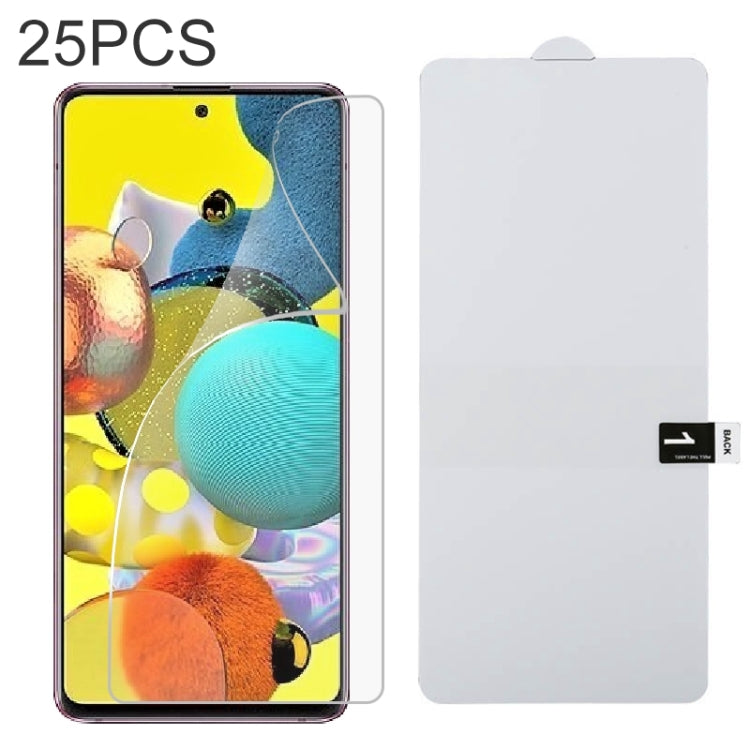 25 PCS Full Screen Protector Explosion-proof Hydrogel Film, For Samsung Galaxy A53 (25 PCS), For Huawei Enjoy 20e (25 PCS), For Huawei nova Y60 (25 PCS), For Samsung Galaxy A82 (25 PCS), For vivo Y20 2021 (25 PCS), For vivo iQOO Neo5 Lite (25 PCS)