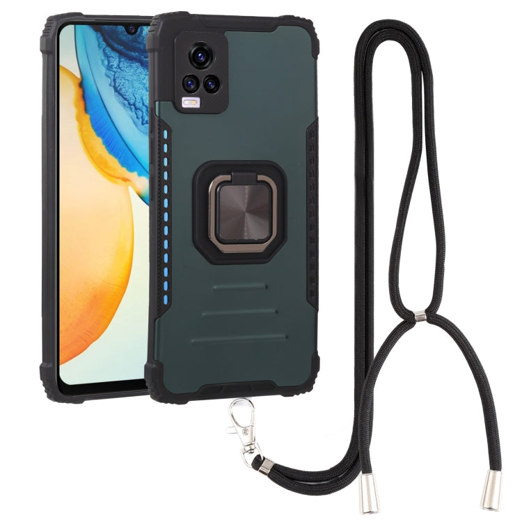 Aluminum Alloy + TPU Phone Case with Lanyard, For vivo V20, For vivo V20 SE, For vivo Y17 / Y12 / Y15 / Y11 2019 / Y5 2020, For vivo Y19