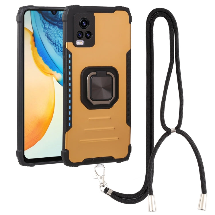 Aluminum Alloy + TPU Phone Case with Lanyard, For vivo V20, For vivo V20 SE, For vivo Y17 / Y12 / Y15 / Y11 2019 / Y5 2020, For vivo Y19