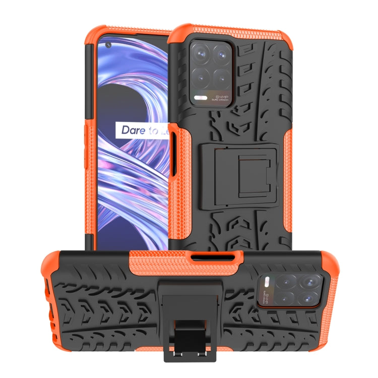 Tire Texture TPU + PC Phone Case with Holder, For OPPO Realme 8i, For Xiaomi Redmi Note 11 Pro (China), For Motorola Moto E40