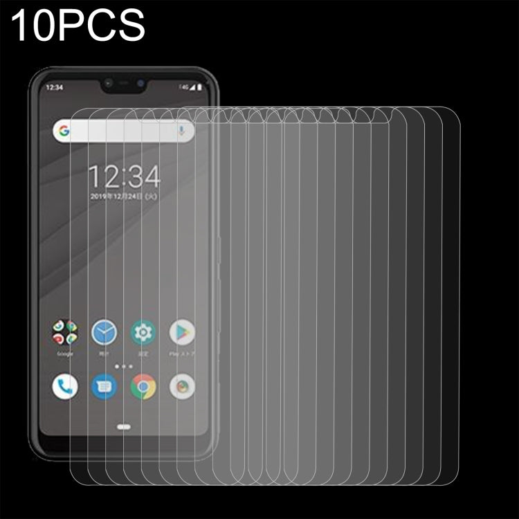 10 PCS 0.26mm 9H 2.5D Tempered Glass Film, For Motorola Edge