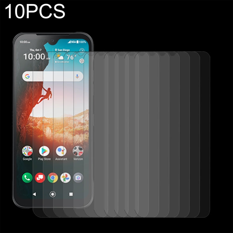 10 PCS 0.26mm 9H 2.5D Tempered Glass Film, For Motorola Edge