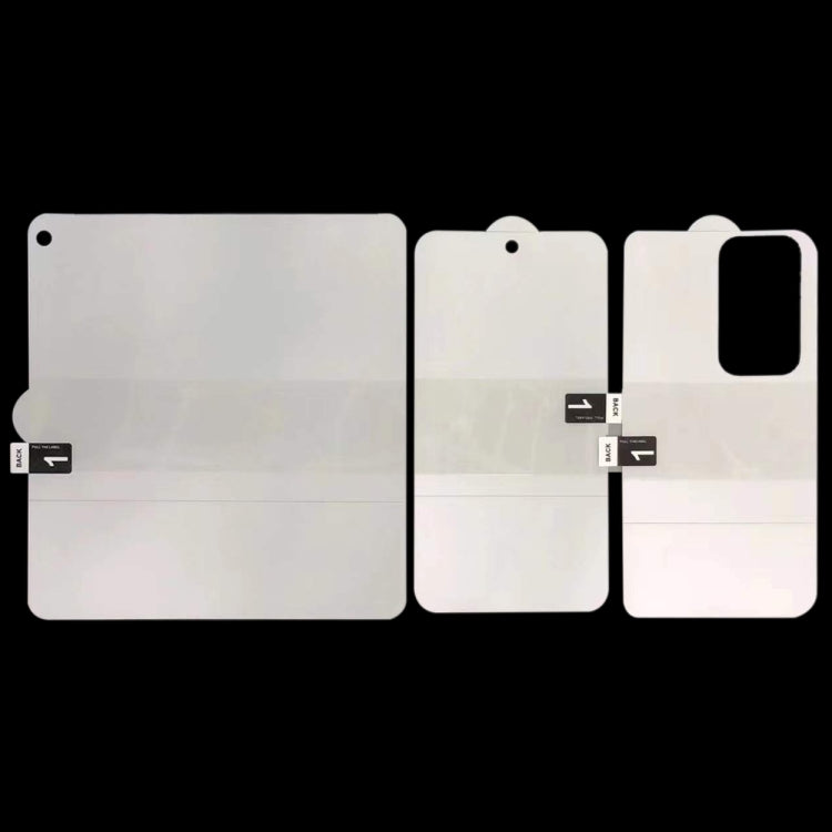 25 PCS Full Screen Protector Explosion-proof Hydrogel Film, For OPPO Find N (Big Screen + Front Rear Film) (25 PCS), For OPPO Find N (Front Film) (25 PCS), For OPPO Find N (Big Screen) ( 25 PCS), For OPPO Find N (Front Rear Film) (25 PCS)