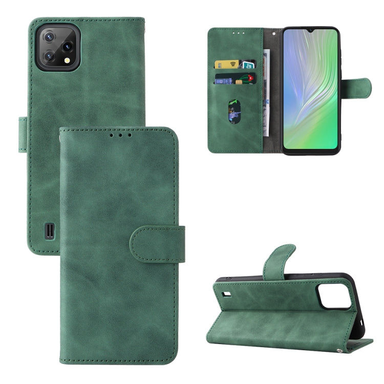 Skin Feel Magnetic Buckle Leather Phone Case, For Blackview A55