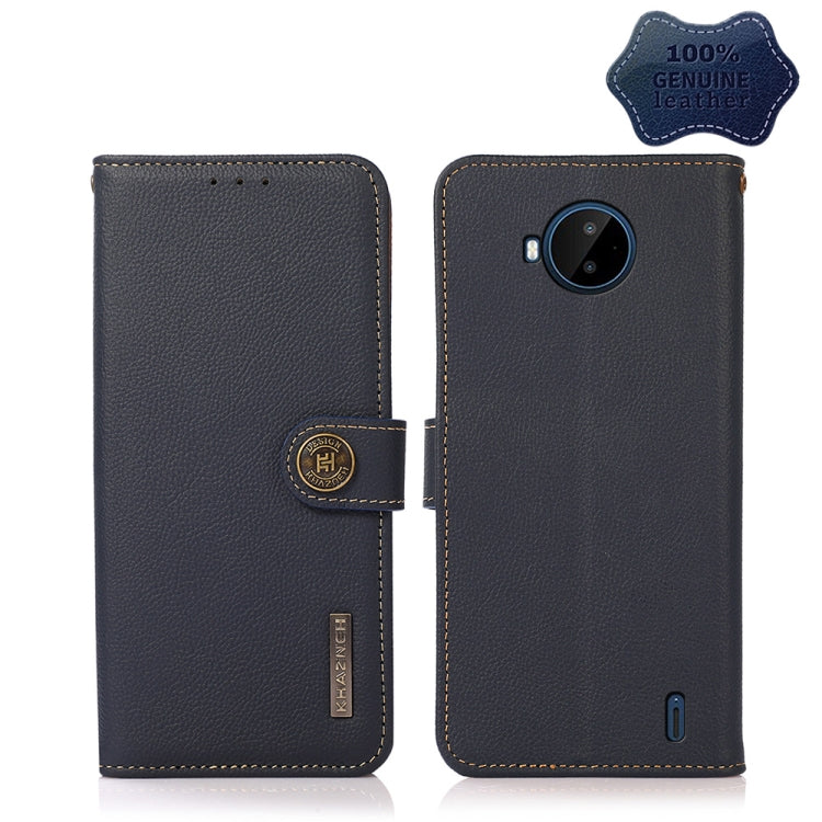 KHAZNEH Custer Genuine Leather RFID Phone Case, For Nokia C20 Plus, For OPPO Reno7 5G / Find X5 Lite, For Xiaomi Redmi Note 11 Pro 5G / 4G