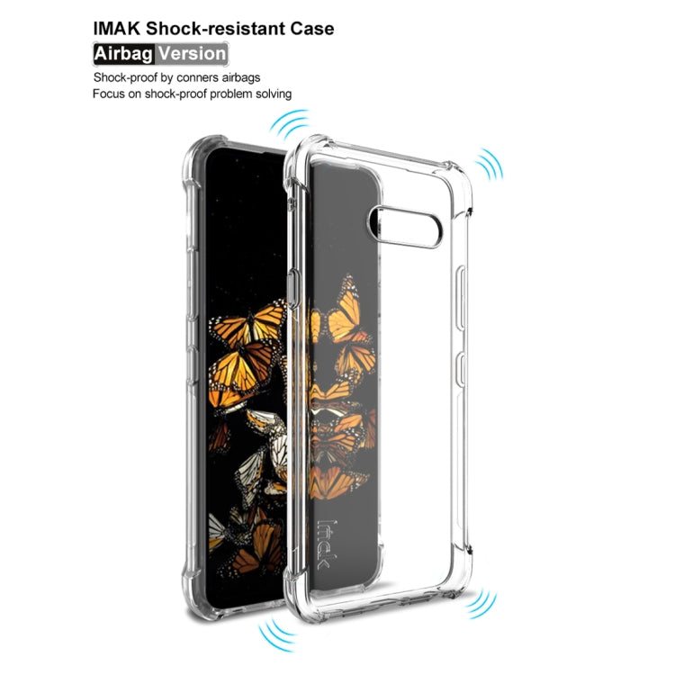 IMAK All-inclusive Shockproof Airbag TPU Case with Screen Protector, For LG G8X ThinQ / V50S ThinQ 5G