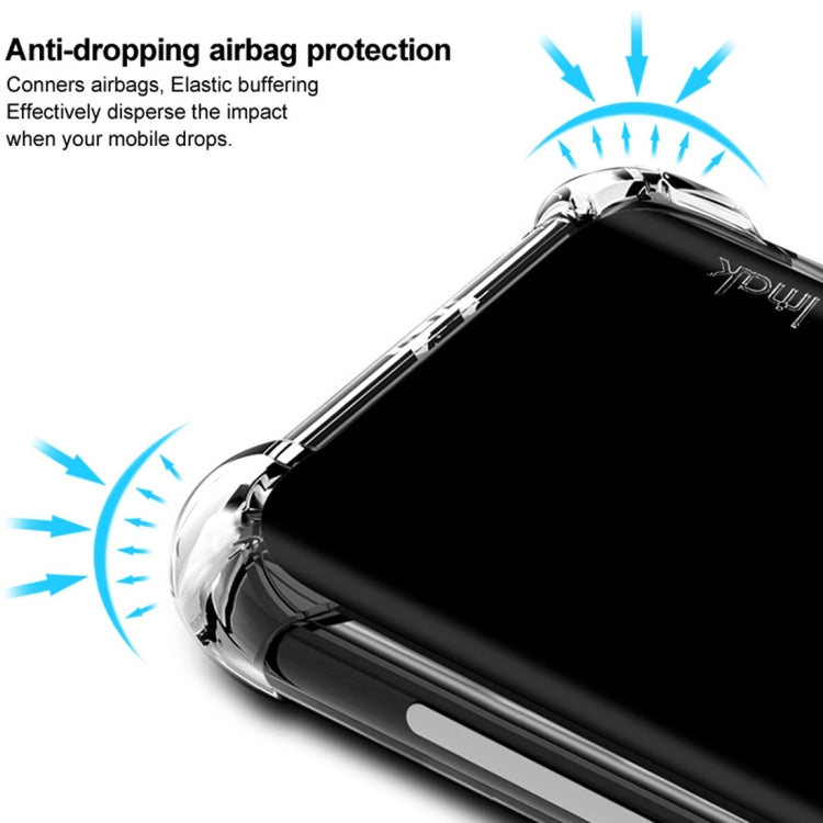 IMAK All-inclusive Shockproof Airbag TPU Case with Screen Protector, For LG G8X ThinQ / V50S ThinQ 5G