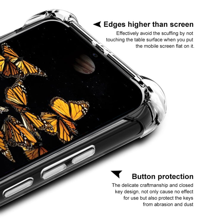 IMAK All-inclusive Shockproof Airbag TPU Case with Screen Protector, For LG G8X ThinQ / V50S ThinQ 5G
