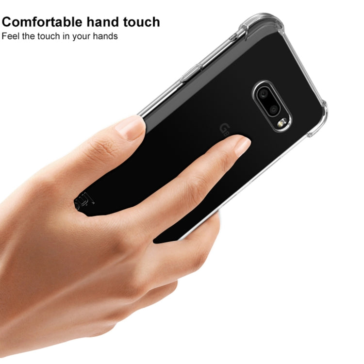 IMAK All-inclusive Shockproof Airbag TPU Case with Screen Protector, For LG G8X ThinQ / V50S ThinQ 5G