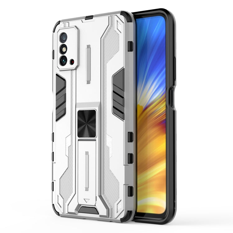 Supersonic PC + TPU Shock-proof Protective Phone Case with Holder, For Xiaomi Poco X4 Pro 5G, For Honor X10 Max 5G