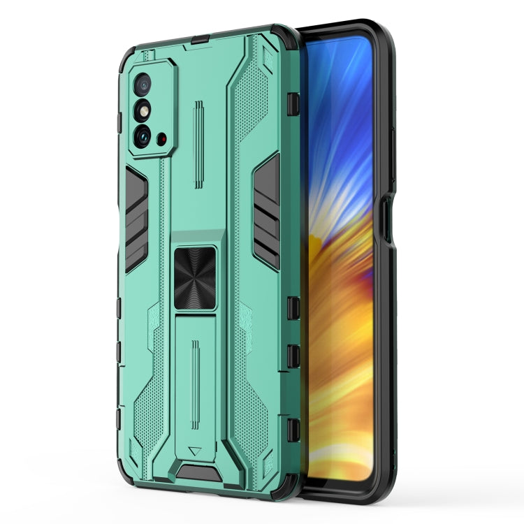 Supersonic PC + TPU Shock-proof Protective Phone Case with Holder, For Xiaomi Poco X4 Pro 5G, For Honor X10 Max 5G