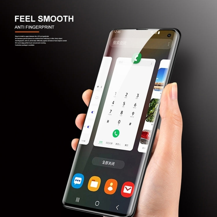 UV Liquid Curved Full Glue Tempered Glass Film, For vivo