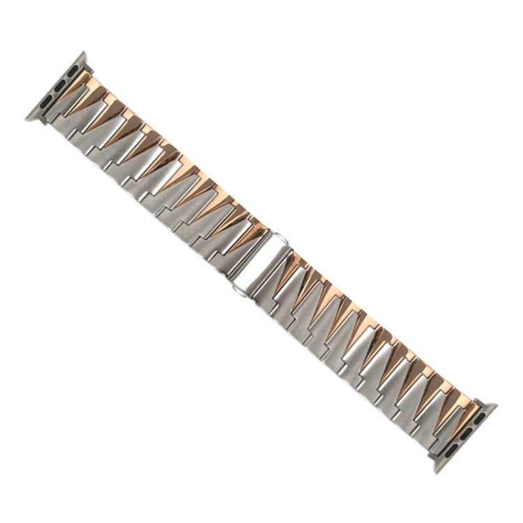 Aluminum Alloy Gear Matte Watchband For Apple Watch Series, 7 41mm / 6&SE&5&4 40mm / 3&2&1 38mm, 7 45mm / 6&SE&5&4 44mm / 3&2&1 42mm