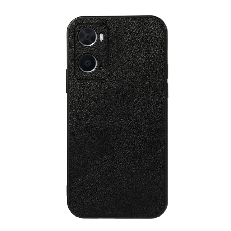 Two-color Litchi Texture PU Phone Case, For OPPO A76