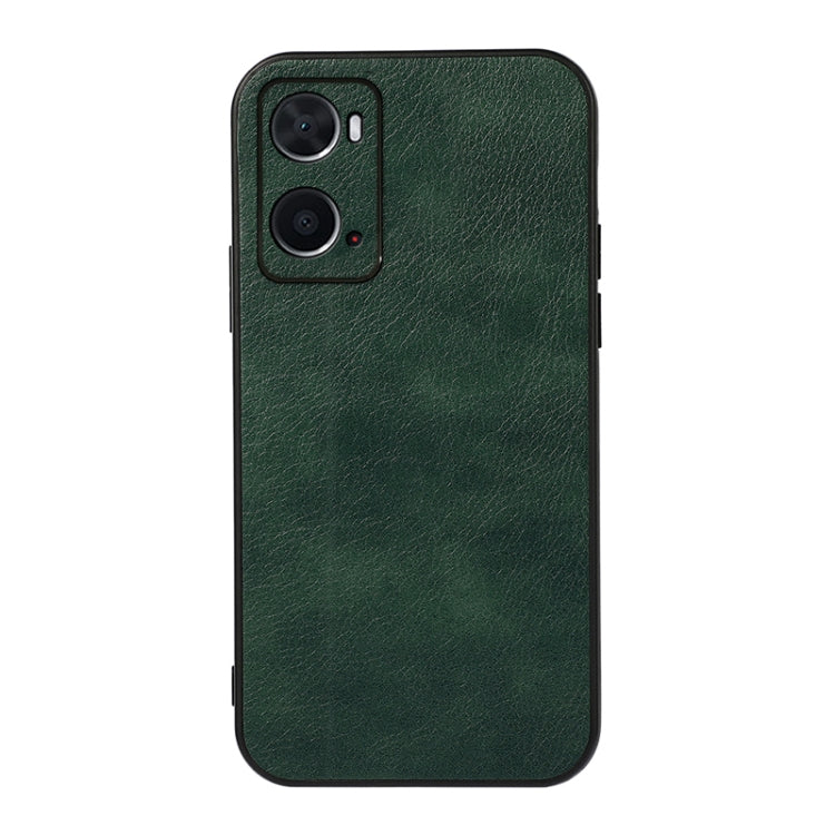 Two-color Litchi Texture PU Phone Case, For OPPO A76