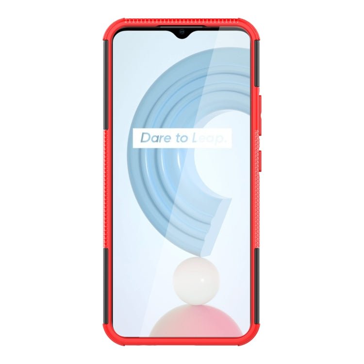 Tire Texture TPU + PC Phone Case with Holder, For OPPO Realme C21Y, For Motorola Moto G22/E32, For OPPO Realme C35