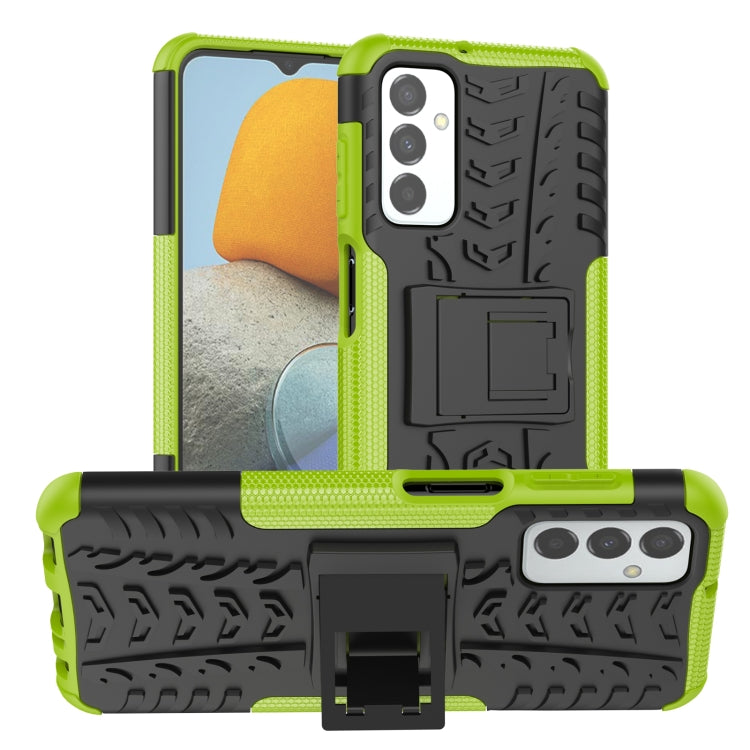 Tire Texture TPU + PC Phone Case with Holder, For vivo Y75 / Y55 / T1 5G, For Samsung Galaxy M23 / F23 5G