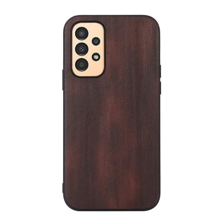 Yellow Cow Texture PU Phone Case, For Xiaomi 12 Lite, For Samsung Galaxy A13 4G, For vivo iQOO Neo6
