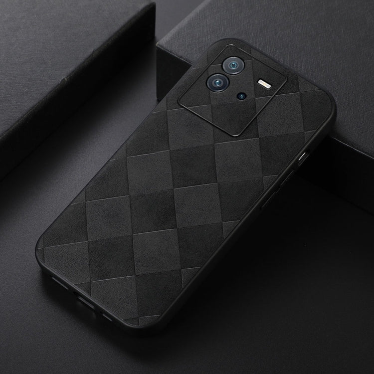 Weave Plaid PU Phone Case, For vivo iQOO Neo6, For Xiaomi 12 Lite, For Samsung Galaxy A13 4G