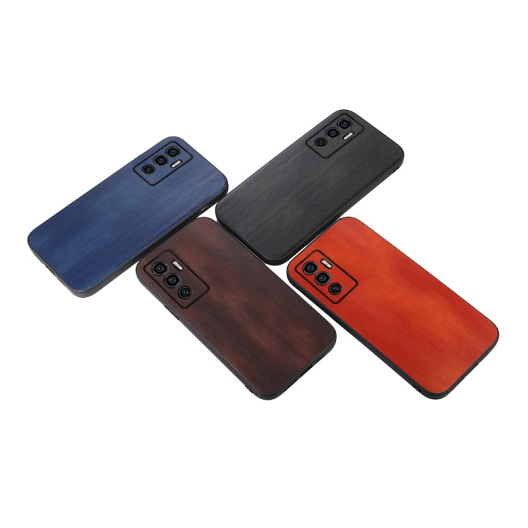 Yellow Cow Texture PU Phone Case, For vivo S10e 5G / V23e, For vivo Y75 5G