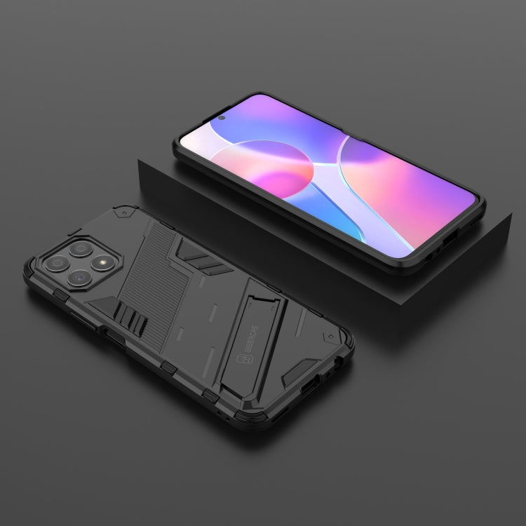 Punk Armor PC + TPU Phone Case with Holder, For Honor X30i / Play6T Pro / X8