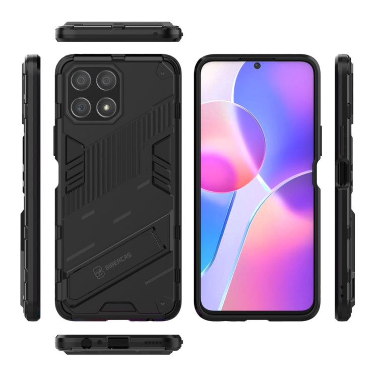 Punk Armor PC + TPU Phone Case with Holder, For Honor X30i / Play6T Pro / X8
