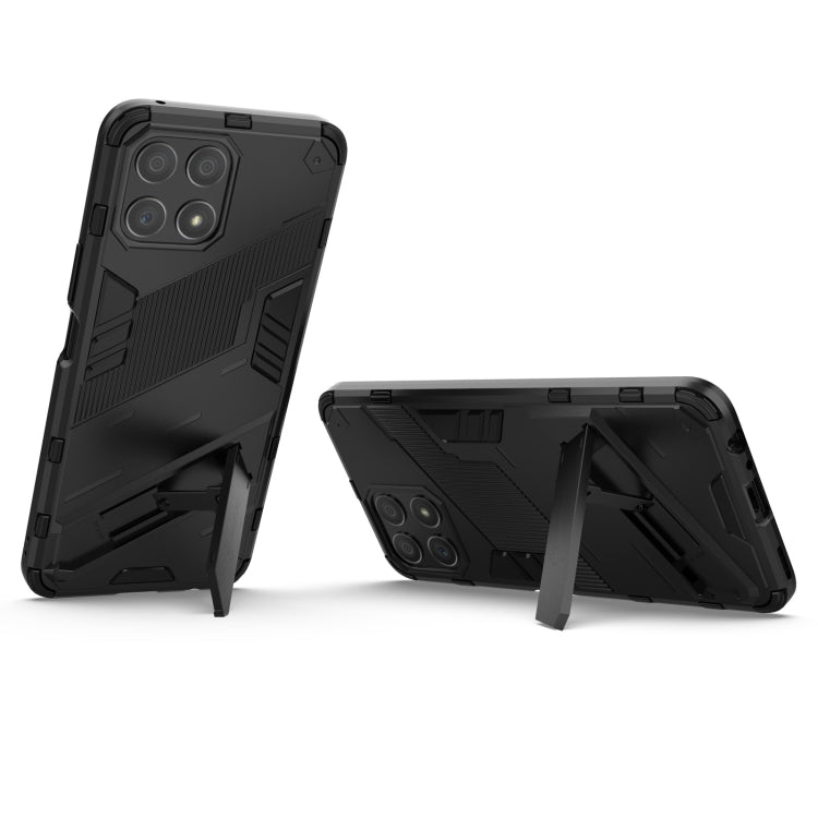 Punk Armor PC + TPU Phone Case with Holder, For Honor X30i / Play6T Pro / X8