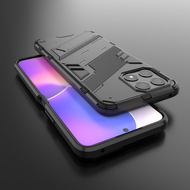 Punk Armor PC + TPU Phone Case with Holder, For Honor X30i / Play6T Pro / X8