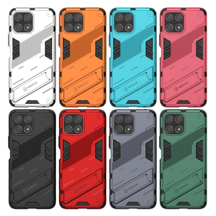 Punk Armor PC + TPU Phone Case with Holder, For Honor X30i / Play6T Pro / X8