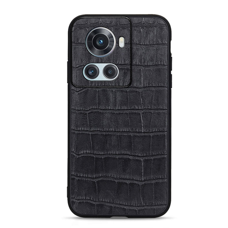 Accurate Hole Crocodile Texture Genuine Leather Phone Case, For OPPO A57 5G, For OPPO K10 5G, For OPPO K10 Pro 5G, For OPPO Realme 9 Pro, For vivo S15e, For OnePlus Ace Accurate Hole
